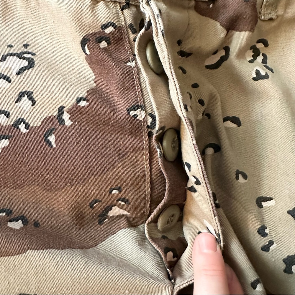 Rothco BDU Military Pants Mens Small 31x30 Brown Chocolate Chip Desert Camo Adj - Picture 8 of 11